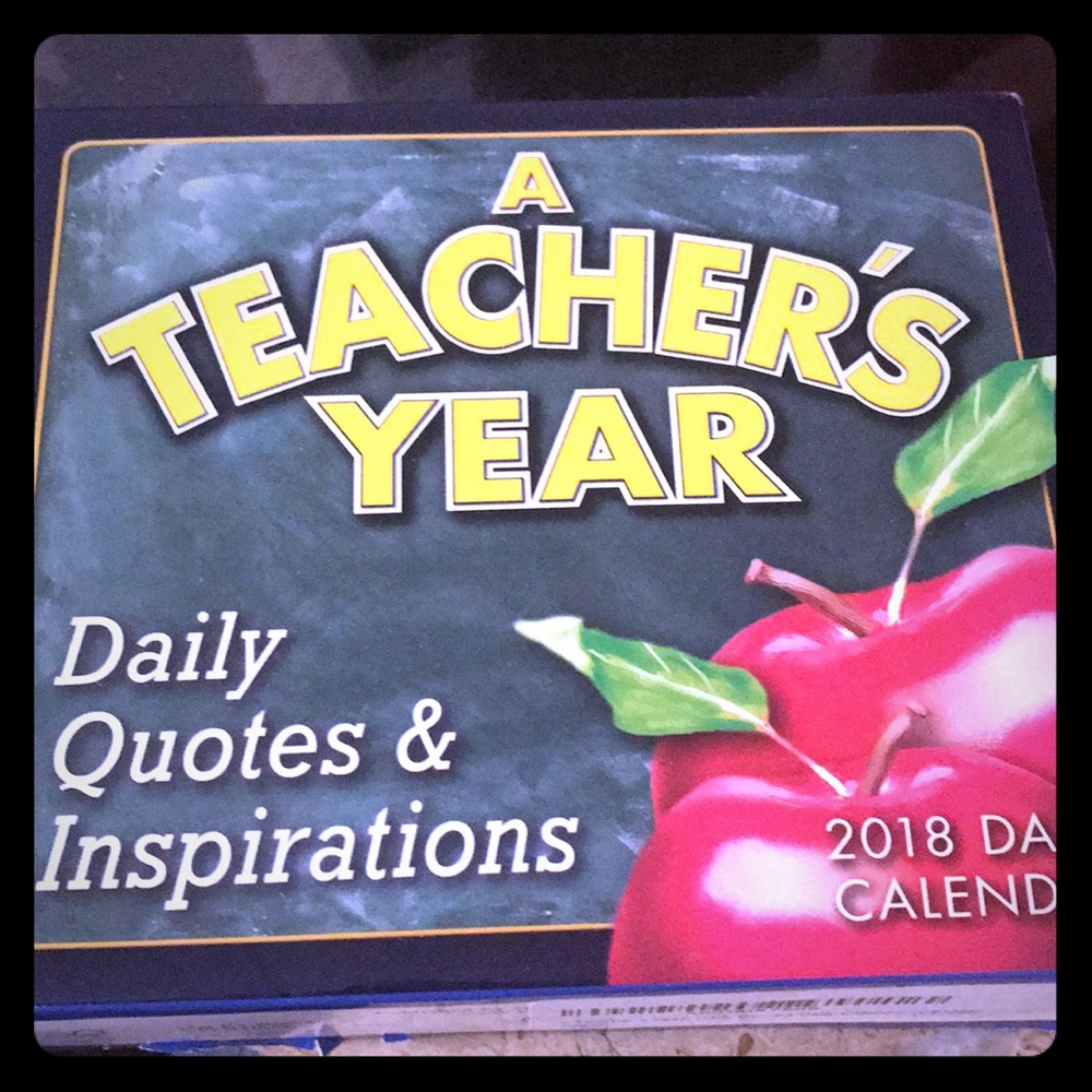 A teacher year calendar